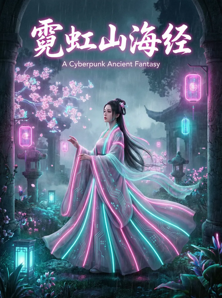 小米和爷爷完整版小说 古风奇缘短剧 - 霓虹山海经海报